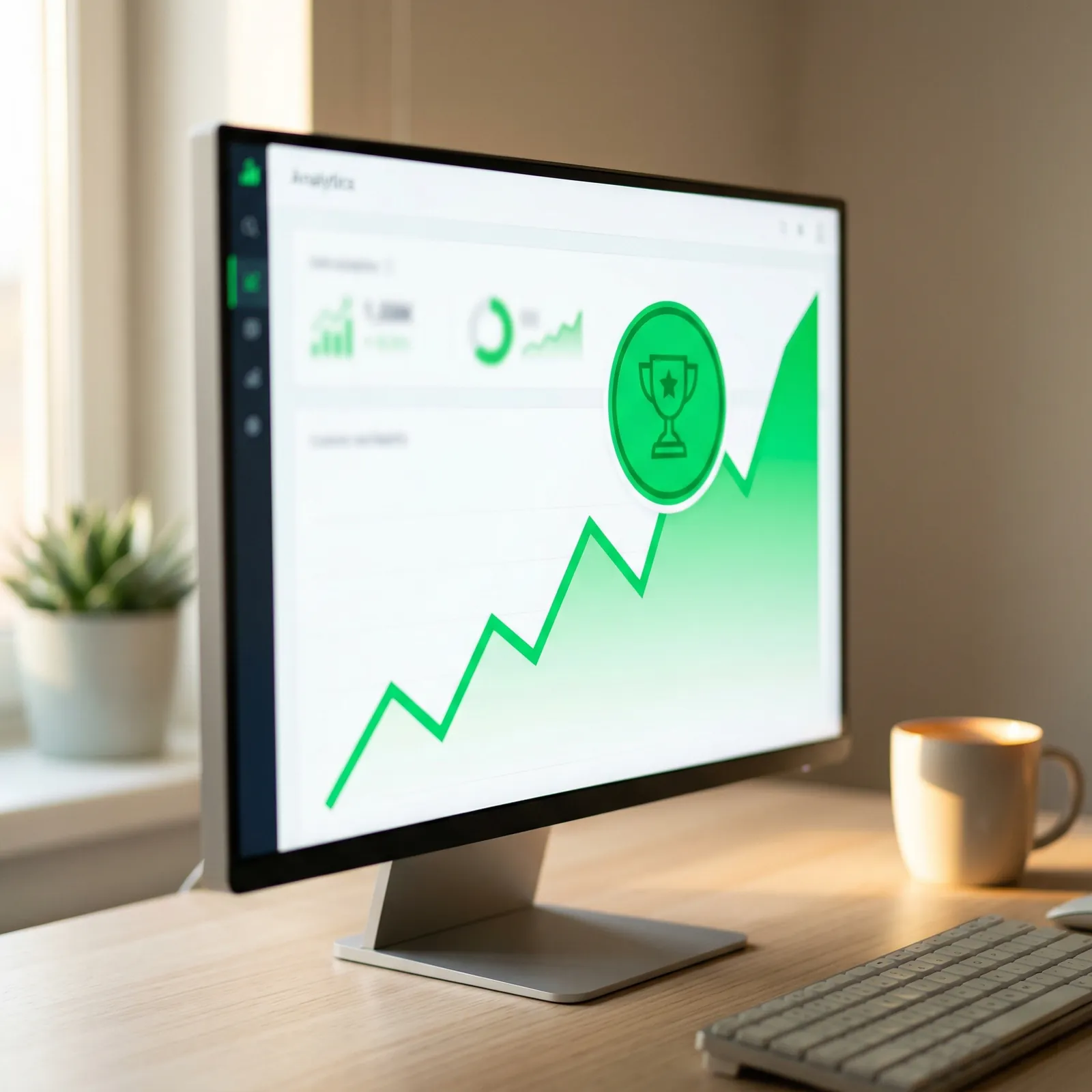 SEO rankings dashboard